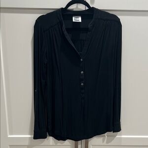 Nom Women's Black Button-Down Nursing Shirt